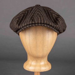 Stetson8 - Panel casquette à visière en laine - marron/beige rayuresCasquetteBritish Parts Luzern