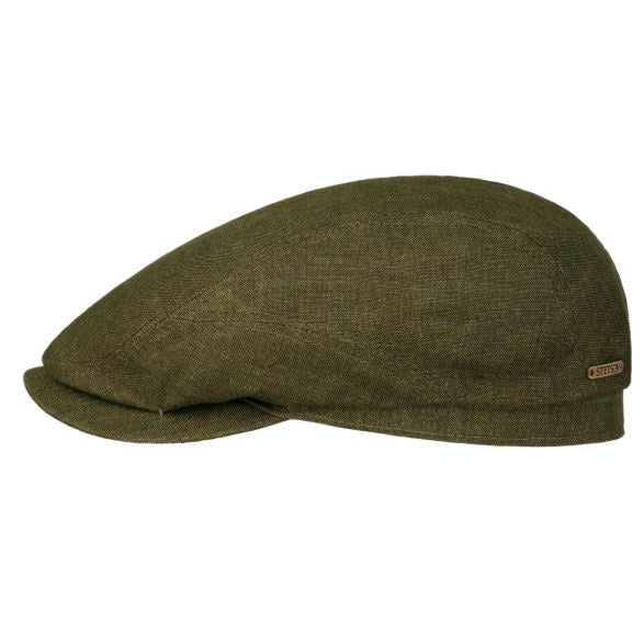 StetsonDriver Cap Casquette à visière en lin oliveCasquetteBritish Parts Luzern