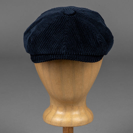 StetsonHatteras Cord Casquette à visière en marineCasquetteBritish Parts Luzern