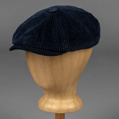 StetsonHatteras Cord Casquette à visière en marineCasquetteBritish Parts Luzern