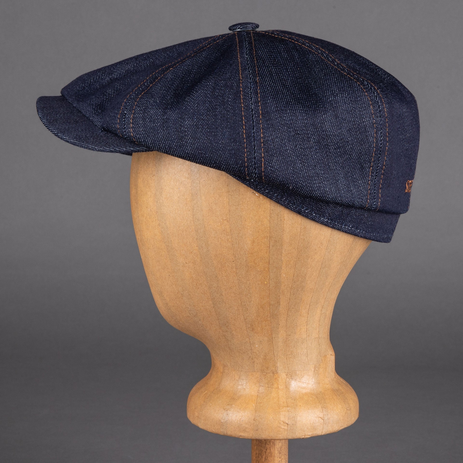 StetsonHatteras Denim Sustainable Casquette à visière Dark DenimBritish Parts Luzern
