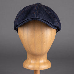 StetsonHatteras Denim Sustainable Casquette à visière Dark DenimBritish Parts Luzern