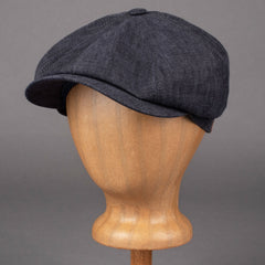 StetsonHatteras Casquette à visière en lin gris foncéCasquetteBritish Parts Luzern