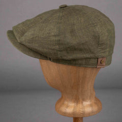 StetsonHatteras Casquette à visière en lin oliveCasquetteBritish Parts Lucerne
