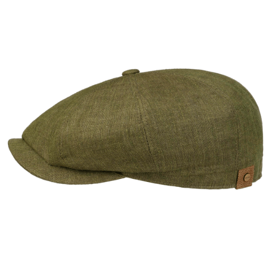 StetsonHatteras Casquette à visière en lin oliveCasquetteBritish Parts Lucerne