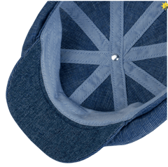 StetsonHatteras Leinen Stripes Casquette à carreaux bleue à rayures blanchesBritish Parts Luzern