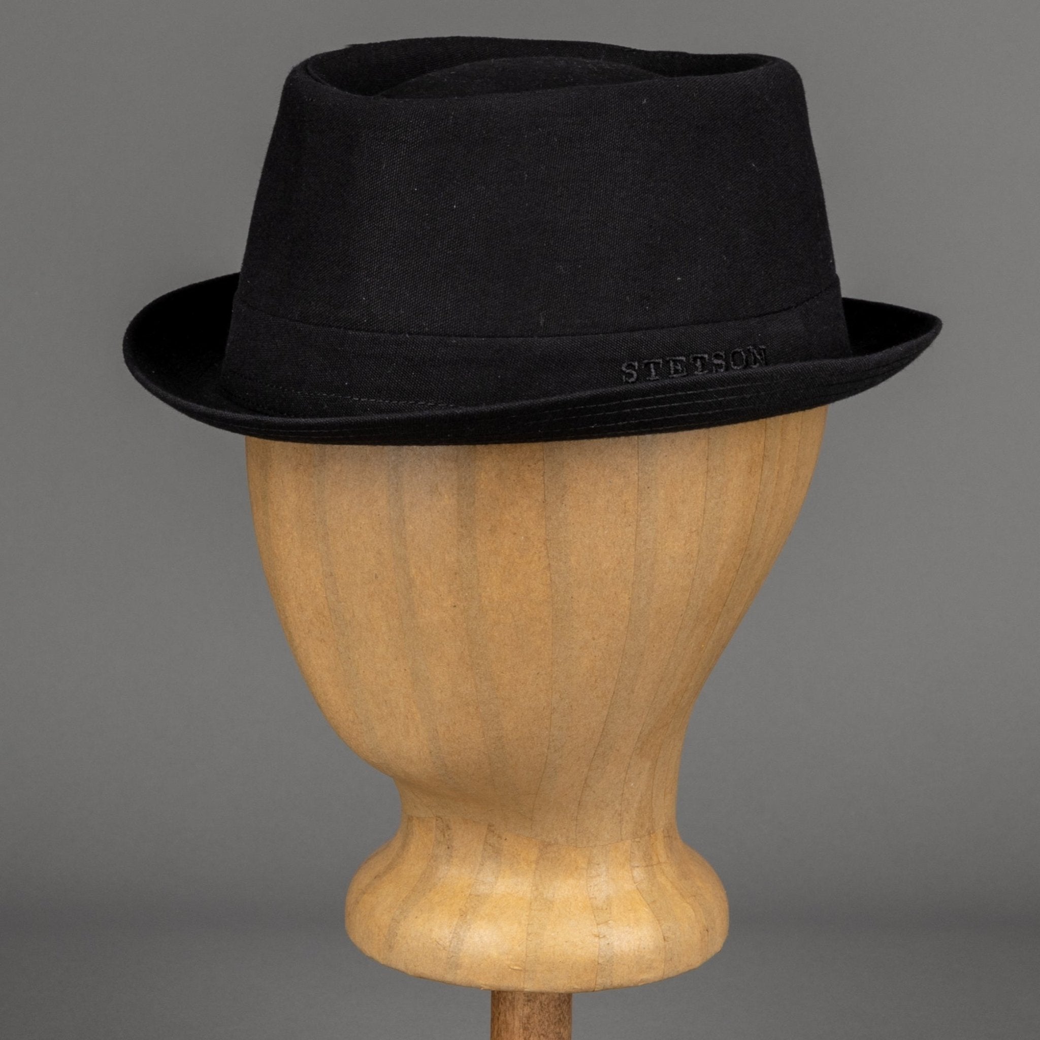 StetsonPork Pie Chapeau Cotton noirHutBritish Parts Luzern