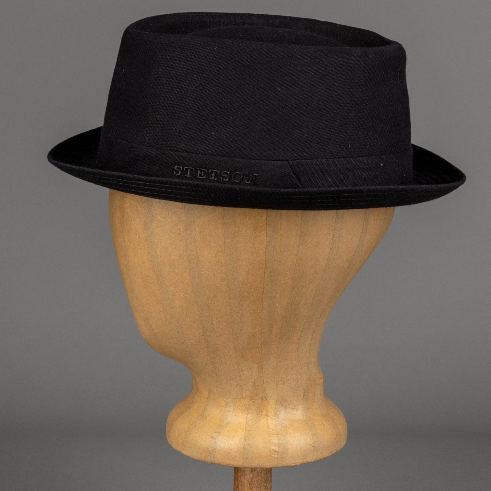 StetsonPork Pie Chapeau Cotton noirHutBritish Parts Luzern