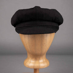 Casquette Rider Stetson en coton supérieur noir British Parts Lucerne