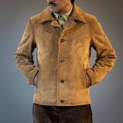 StewartFinn Lederjacke - Rough Suede TobaccoJackenBritish Parts Luzern