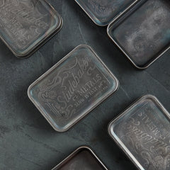 Studebaker MetalsBoîte de rangement / boîte en fer blancBracelet de montreBritish Parts Lucerne