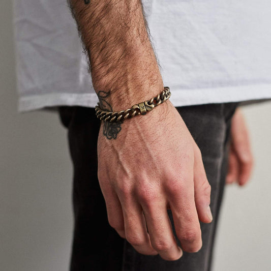 Studebaker Metals "Signature" Bracelet - Bracelet en laitonBritish Parts Luzern