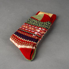 Chaussettes SULATA Wool - Crimson