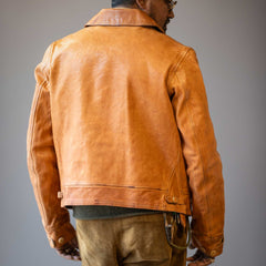 Thedi LeathersMTC - 127913 Veste en cuir de buffle CognacJackenBritish Parts Luzern