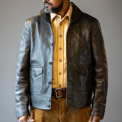 Thedi LeathersMTC - 127913 Veste en cuir de cheval noirVestesBritish Parts Lucerne