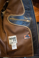 Thedi LeathersMTCN - 127996 Veste en cuir de cheval ChestnutJackenBritish Parts Luzern