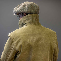 Thedi LeathersVeste en toile avec cuir de buffleVestesBritish Parts Lucerne