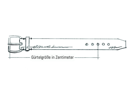 Timeless LeatherCeinture à double ardillon 45mm brunCeintureBritish Parts Luzern