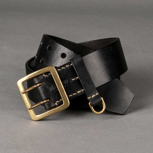Timeless LeatherCeinture à double ardillon 45mm noirCeintureBritish Parts Luzern