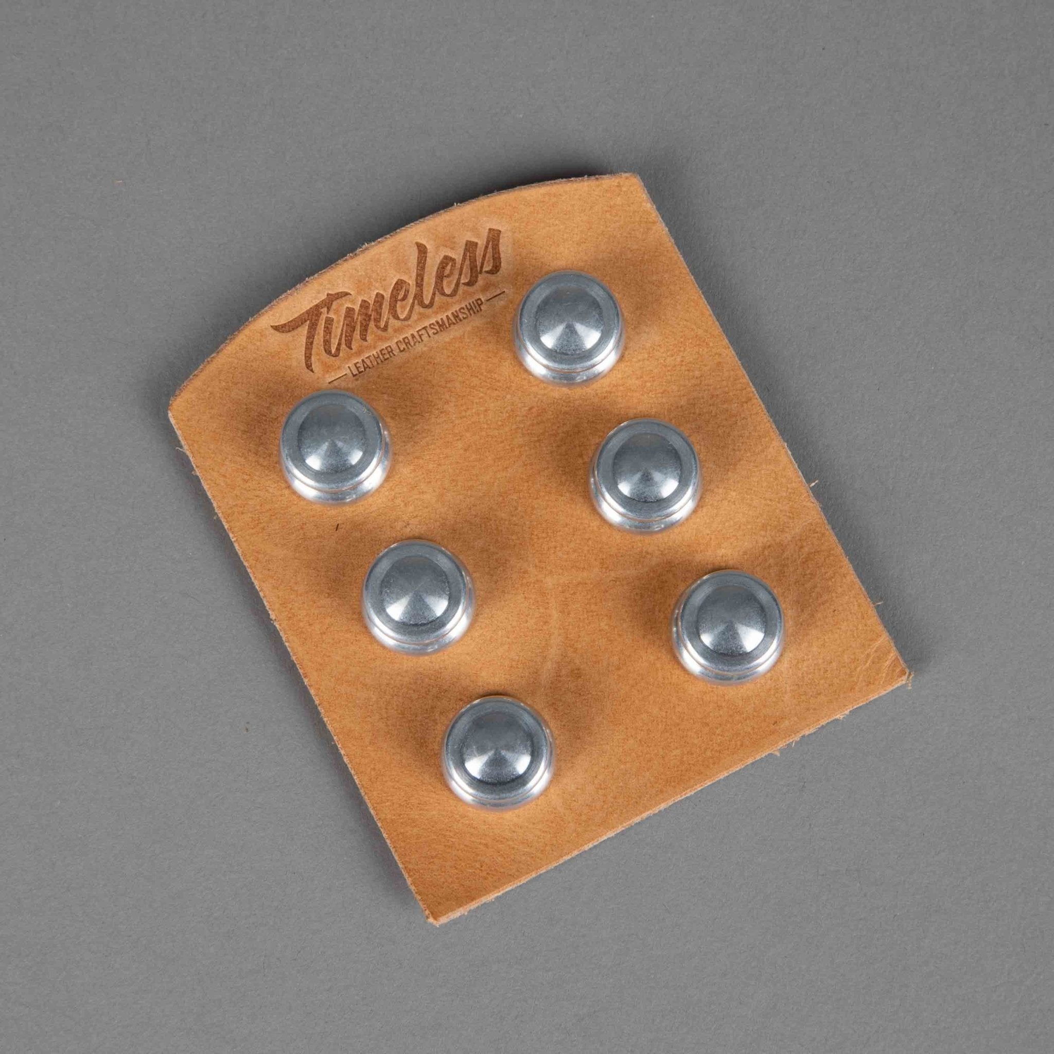 Timeless LeatherBoutons de bretelles en aluminiumBritish Parts Luzern