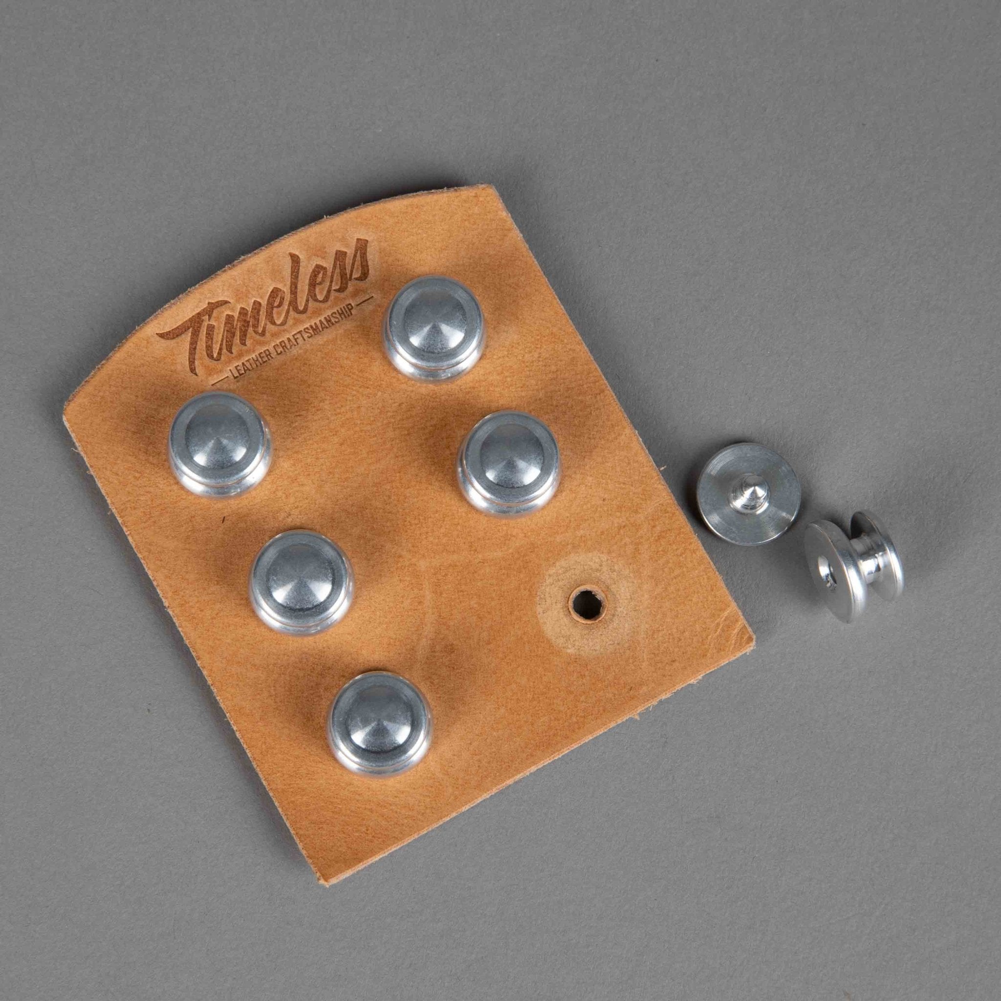 Timeless LeatherBoutons de bretelles en aluminiumBritish Parts Luzern