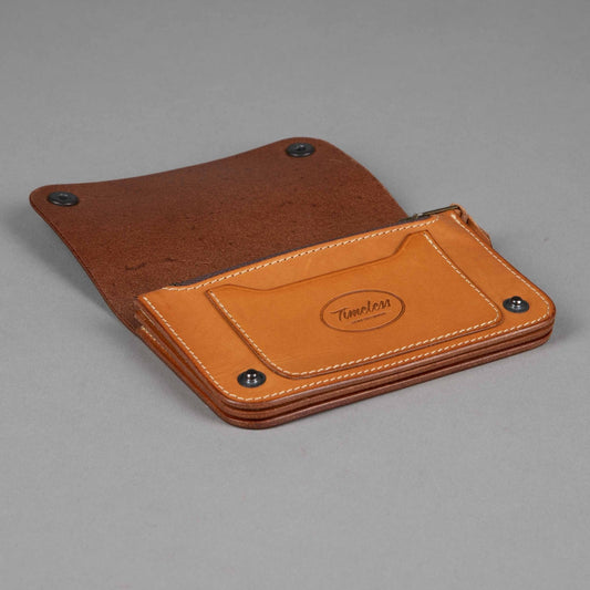 Timeless LeatherVintage Wallet brunPortefeuilleBritish Parts Luzern