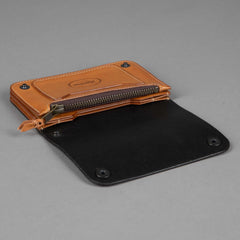 Timeless LeatherVintage Wallet noir sans ropePortefeuilleBritish Parts Lucerne