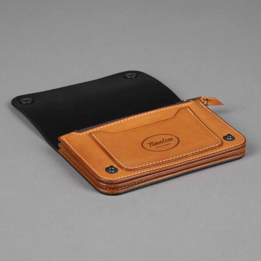 Timeless LeatherVintage Wallet noirPortefeuilleBritish Parts Luzern