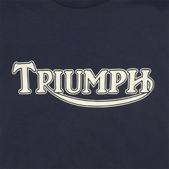 T-shirt Indigo avec joint de fourche Triumph Motorcycles, British Parts Lucerne
