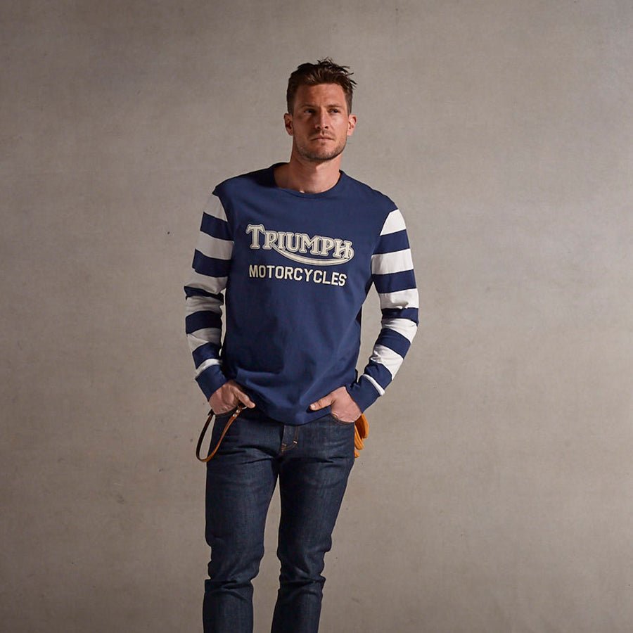 Triumph MotorcyclesIgnition Coil Chemise à manches longues Indigo / BoneChemise à manches longuesBritish Parts Luzern