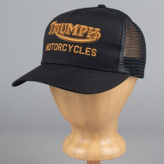 Triumph MotorcyclesOil Trucker Cap noirCasquette de camionBritish Parts Luzern