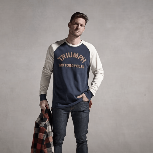 Triumph MotorcyclesRandalby T-shirt à manches longuesT-shirt à manches longuesBritish Parts Lucerne