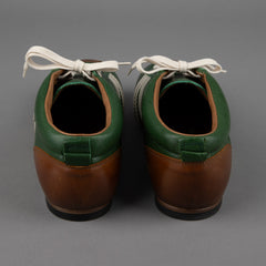 Zeha BerlinCarl Häßner - Liga - vert / blanc crème / cognacChaussuresBritish Parts Luzern