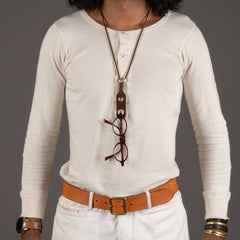 2 ArrowsPortaocchiali porte-lunettes marron foncéCollierBritish Parts Luzern