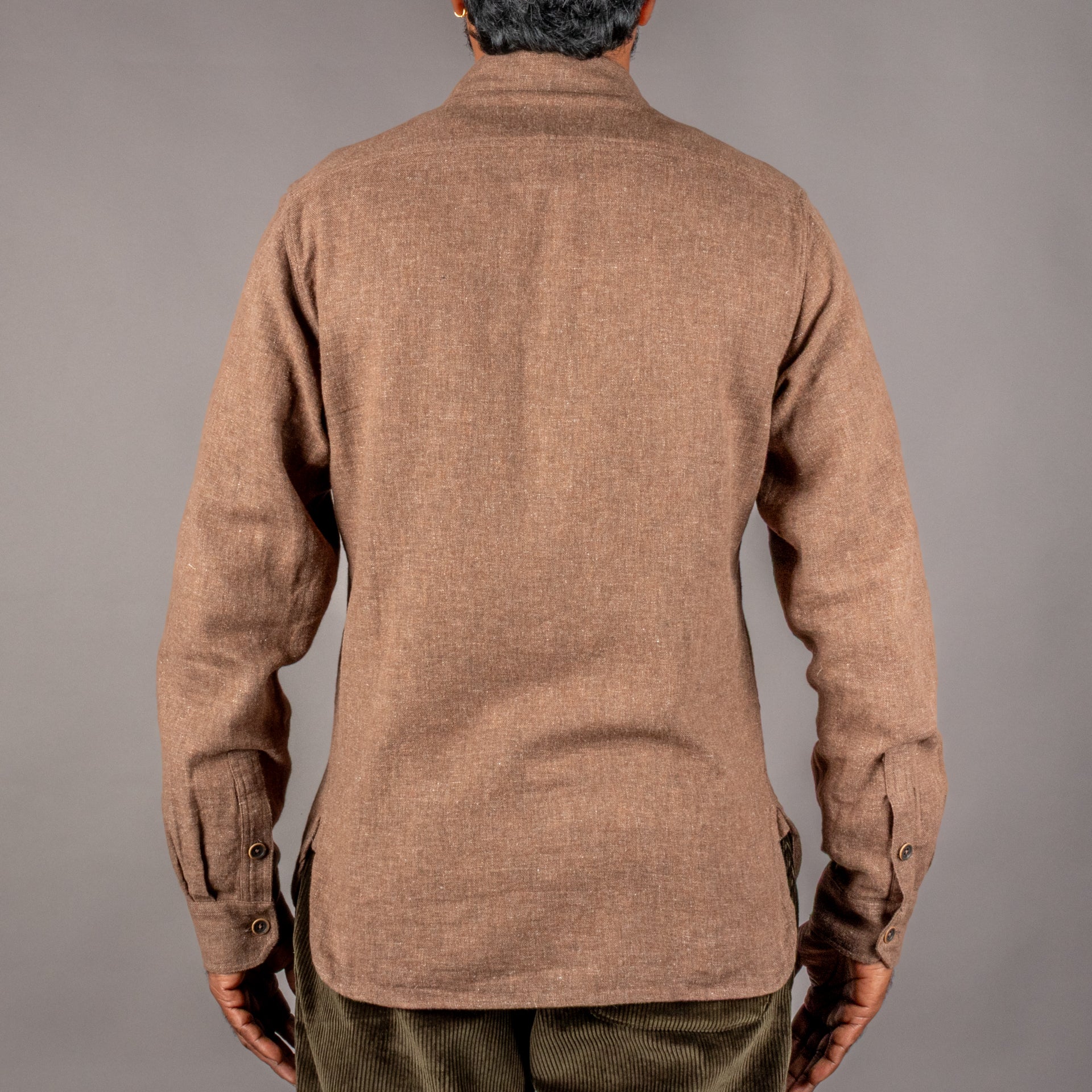 A Piece of ChicChemise "Auvergnate" MarronChemiseBritish Parts Lucerne