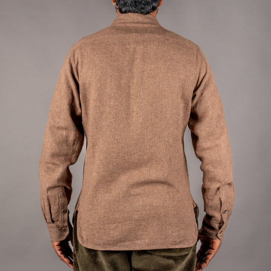 A Piece of ChicChemise "Auvergnate" MarronChemiseBritish Parts Lucerne