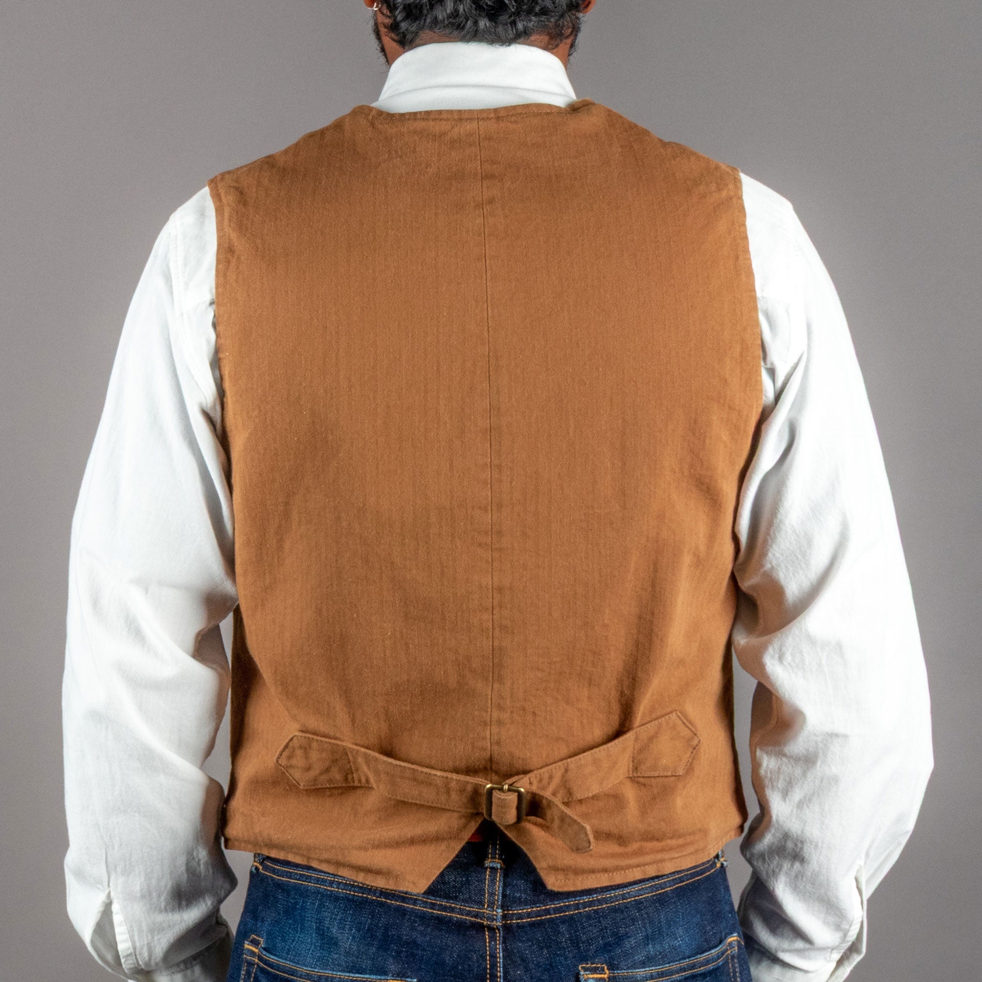 A Piece of ChicGilets élégants HBT RustGiletsBritish Parts Luzern