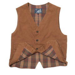 A Piece of ChicGilets élégants HBT RustGiletsBritish Parts Luzern