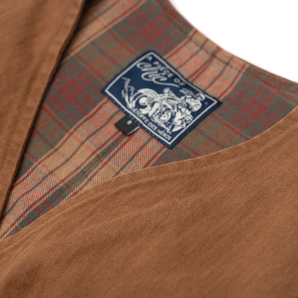 A Piece of ChicGilets élégants HBT RustGiletsBritish Parts Luzern
