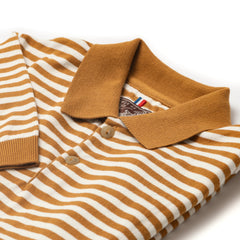 A Piece of Chic "Marius" Polo occre whitePolo ShirtBritish Parts Luzern