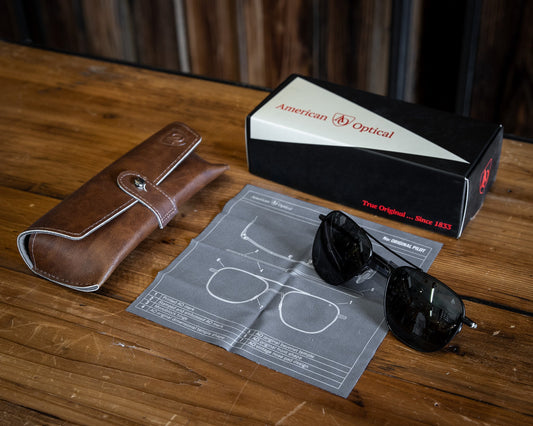 AO Eyewear "The Original Pilot" Lunettes de soleil - NoirLunettes de soleilBritish Parts Luzern