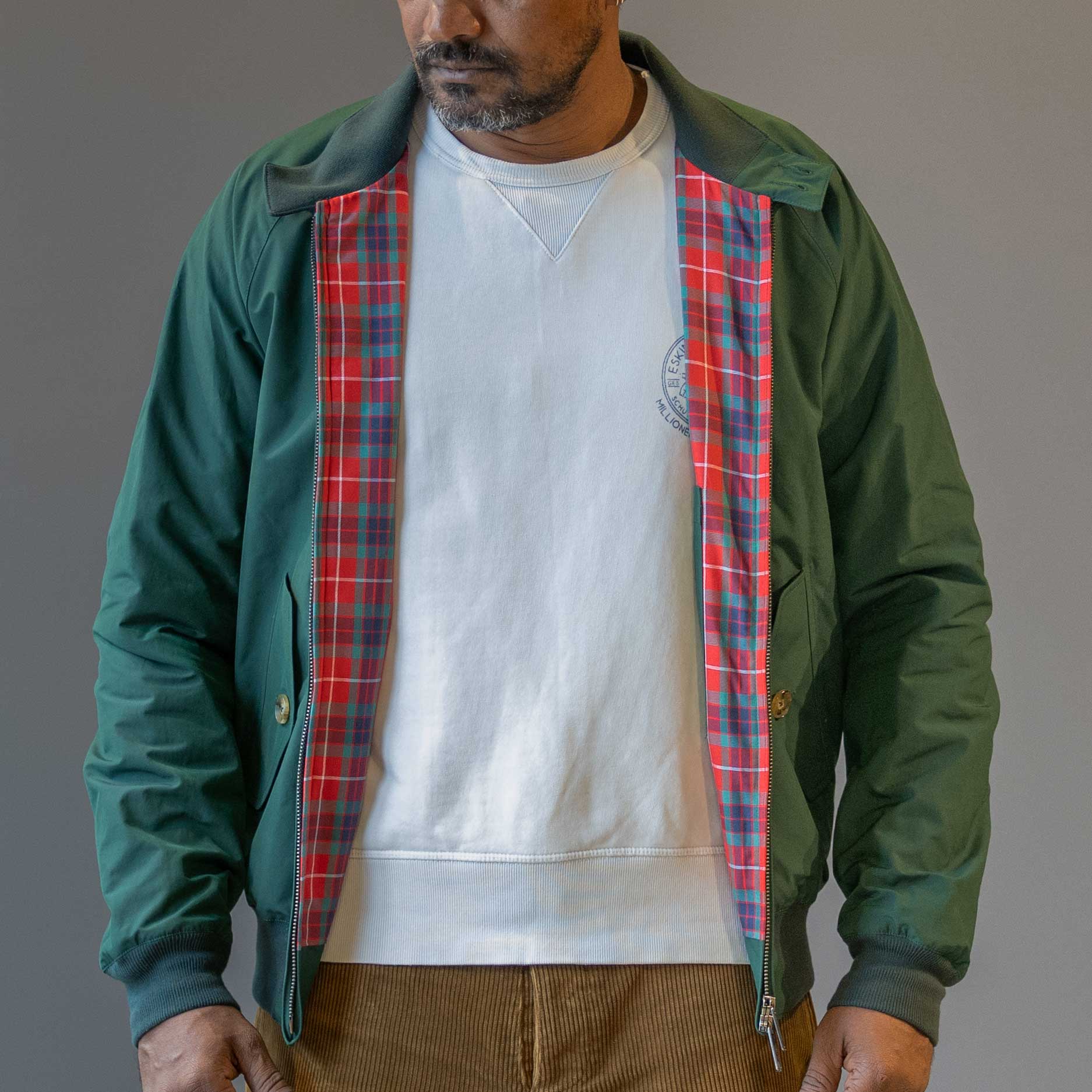 BaracutaG9 Veste Harrington Racing GreenJackenBritish Parts Luzern