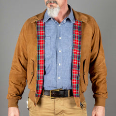 BaracutaG9 Harrington Suede TobaccoJackenBritish Parts Luzern