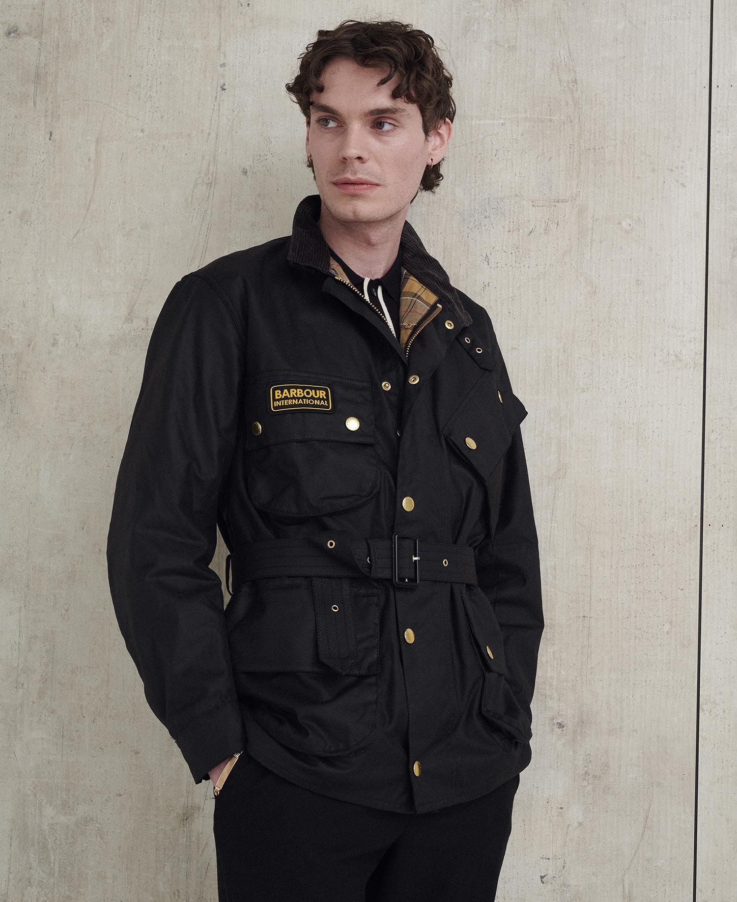 Barbour InternationalInternational Veste cirée originale noireVestesBritish Parts Lucerne
