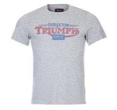 Barbour InternationalTriumph Thruxton Fog Marl T-shirt (gris clair chiné)T-shirtBritish Parts Luzern