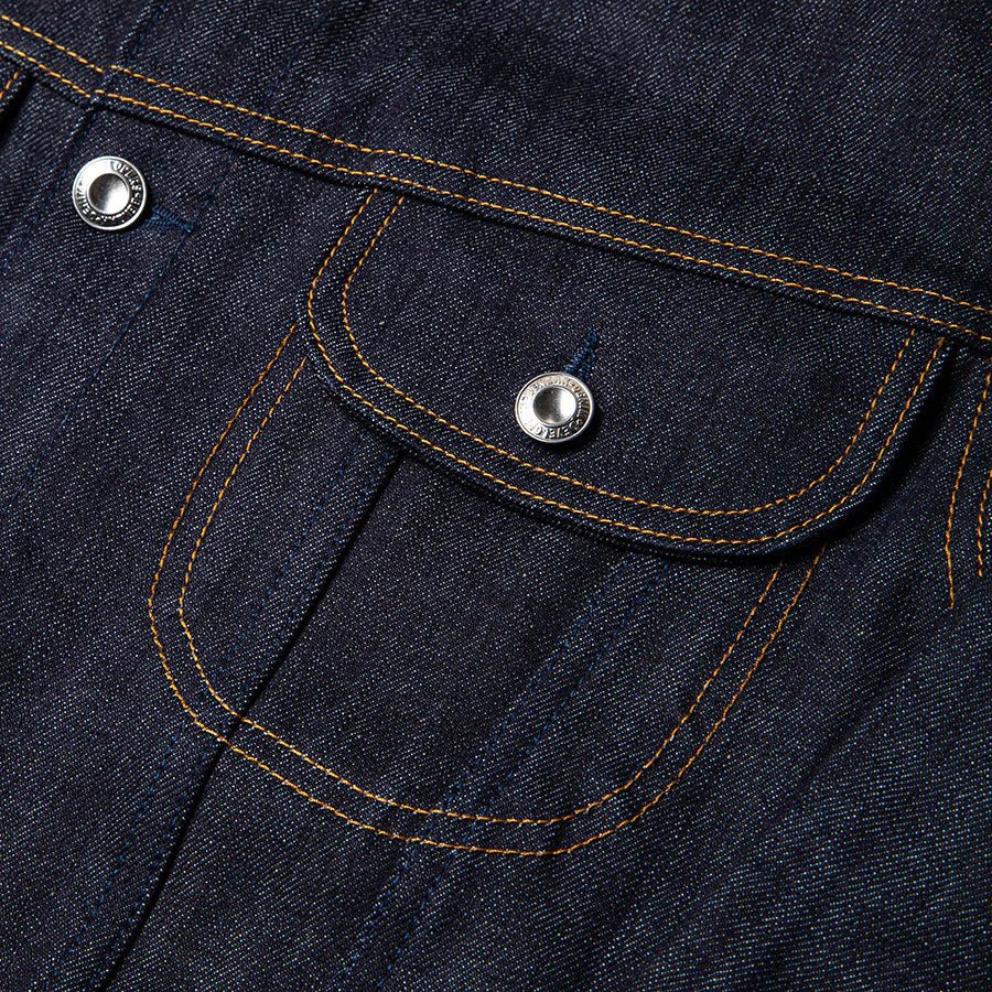 BenzakTrucker Jacket BDJ - 05 Vintage Indigo SelvedgeChemiseBritish Parts Luzern