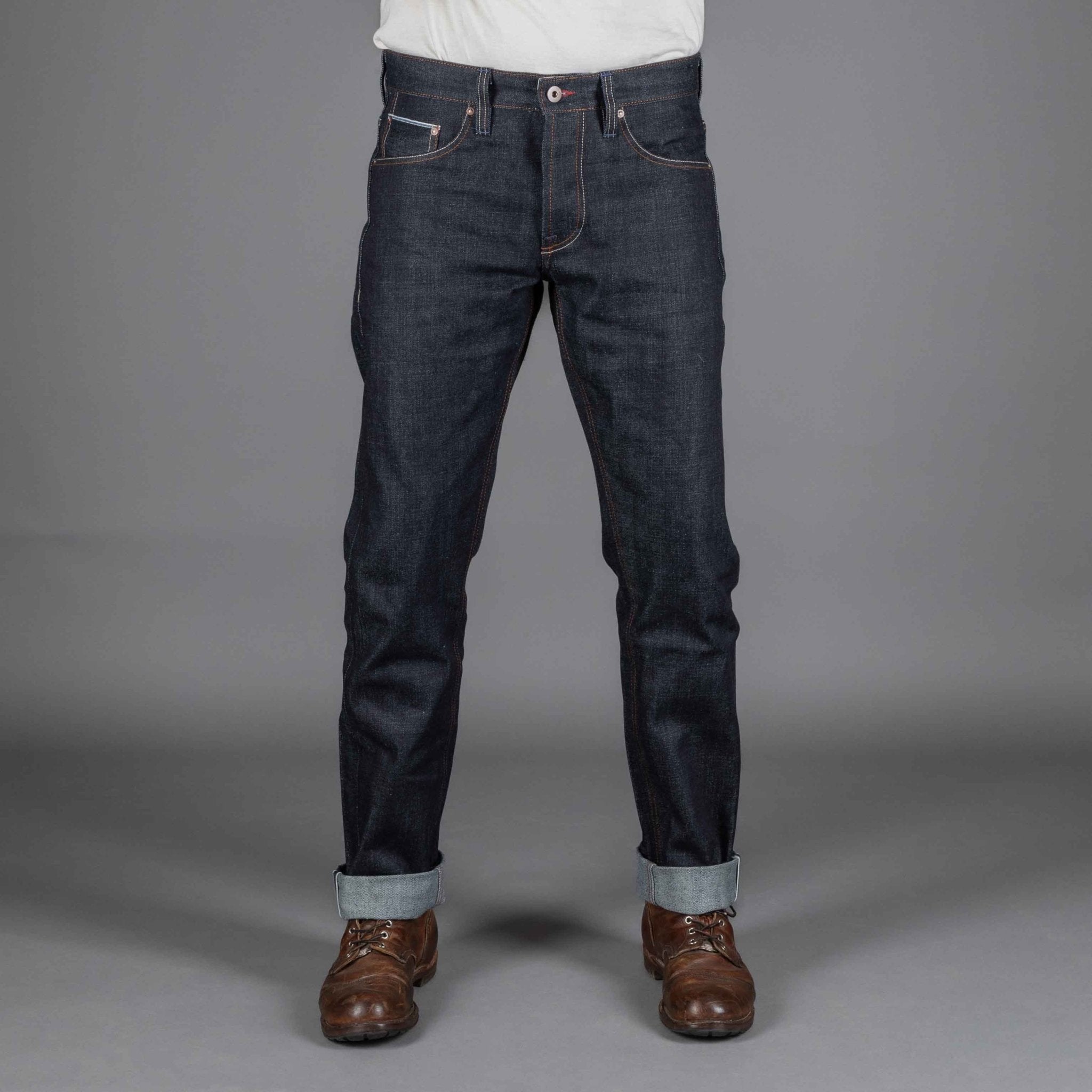 Pantalon en jean à manches bleuesPantalon en jean à manches bleues étroit bio 15 oz (Organic Cotton)PantalonBritish Parts Luzern