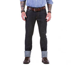 Pantalon en jean à manches bleuesPantalon en jean à manches bleues extra-étroit - Selvage blanc 12.5 ozPantalonBritish Parts Luzern