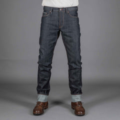 Pantalon en jean à manches bleuesPantalon en jean à manches bleues extra-étroit - Selvage blanc 12.5 ozPantalonBritish Parts Luzern