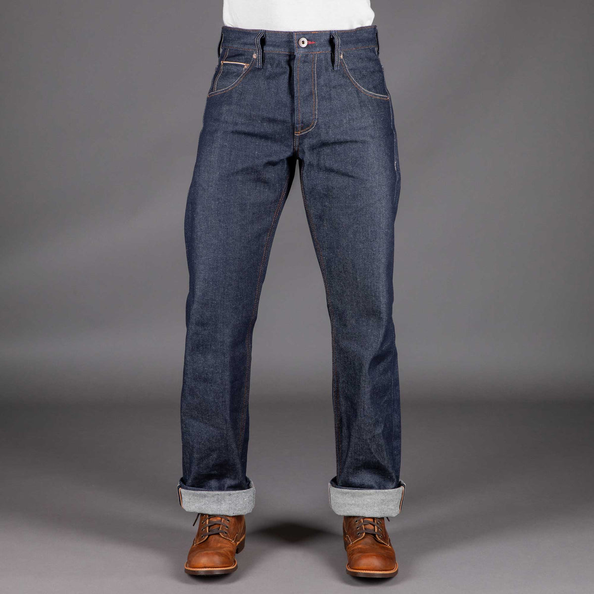 Pantalon en jean à manches bleuesPantalon en jean droit (haut) 13.5 ozPantalonBritish Parts Luzern